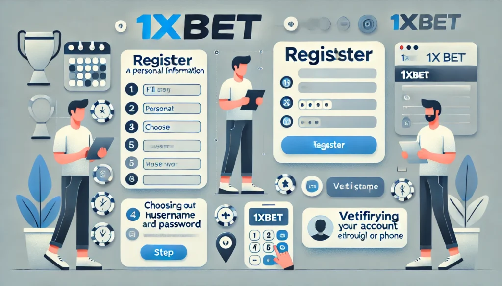 Hướng dẫn đăng ký tài khoản 1xBet